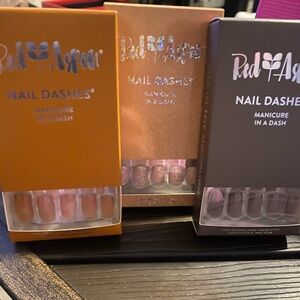 Nail Dashes, 3 sets. Brand new in boxes.